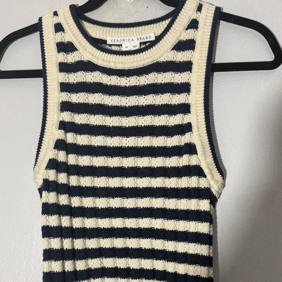 Veronica Beard Jerell knit tops stripes Tank Top size XS - Picture 5 of 7